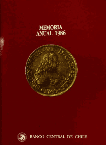 Banco Central de Chile. Memoria Anual 1986