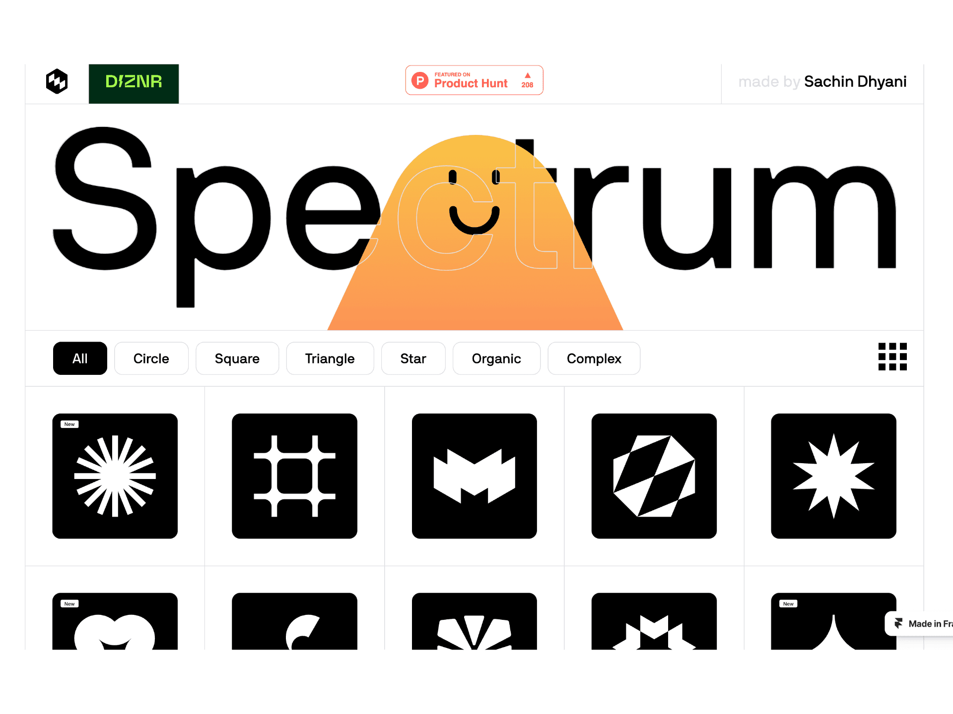 Spectrum free vector icons