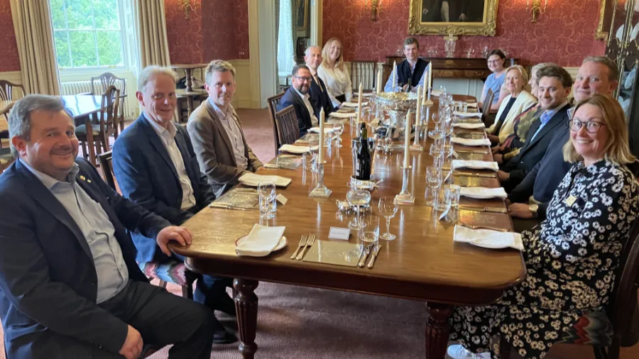 Scottish Borders Chamber of Commerce leaders gathered for dinner at the Hirsel Estate in Coldstream.