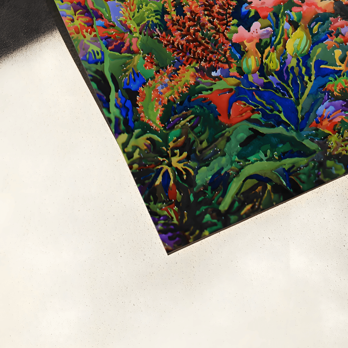 premium art poster and canvas prints, with originals available, from QART , of the artwork " In the summer garden "