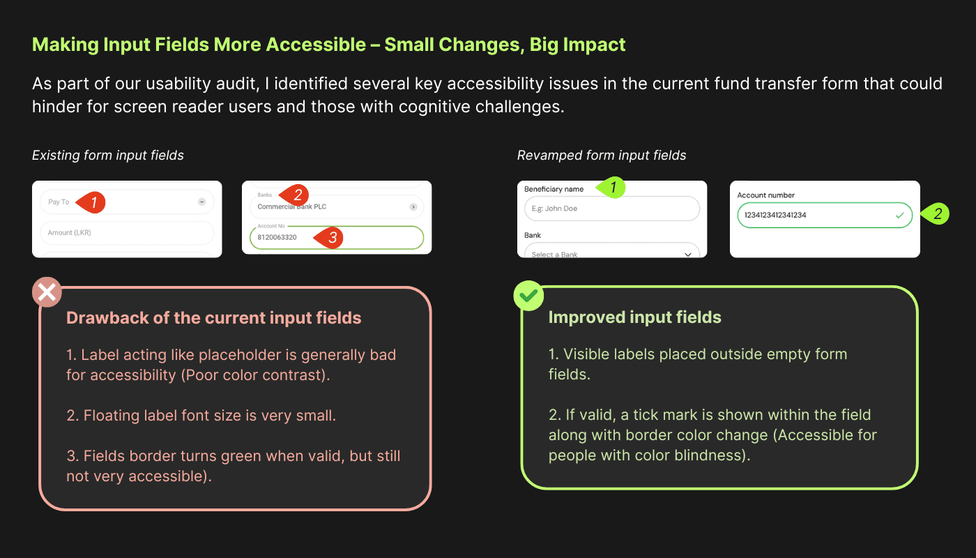 Making Input Fields More Accessible