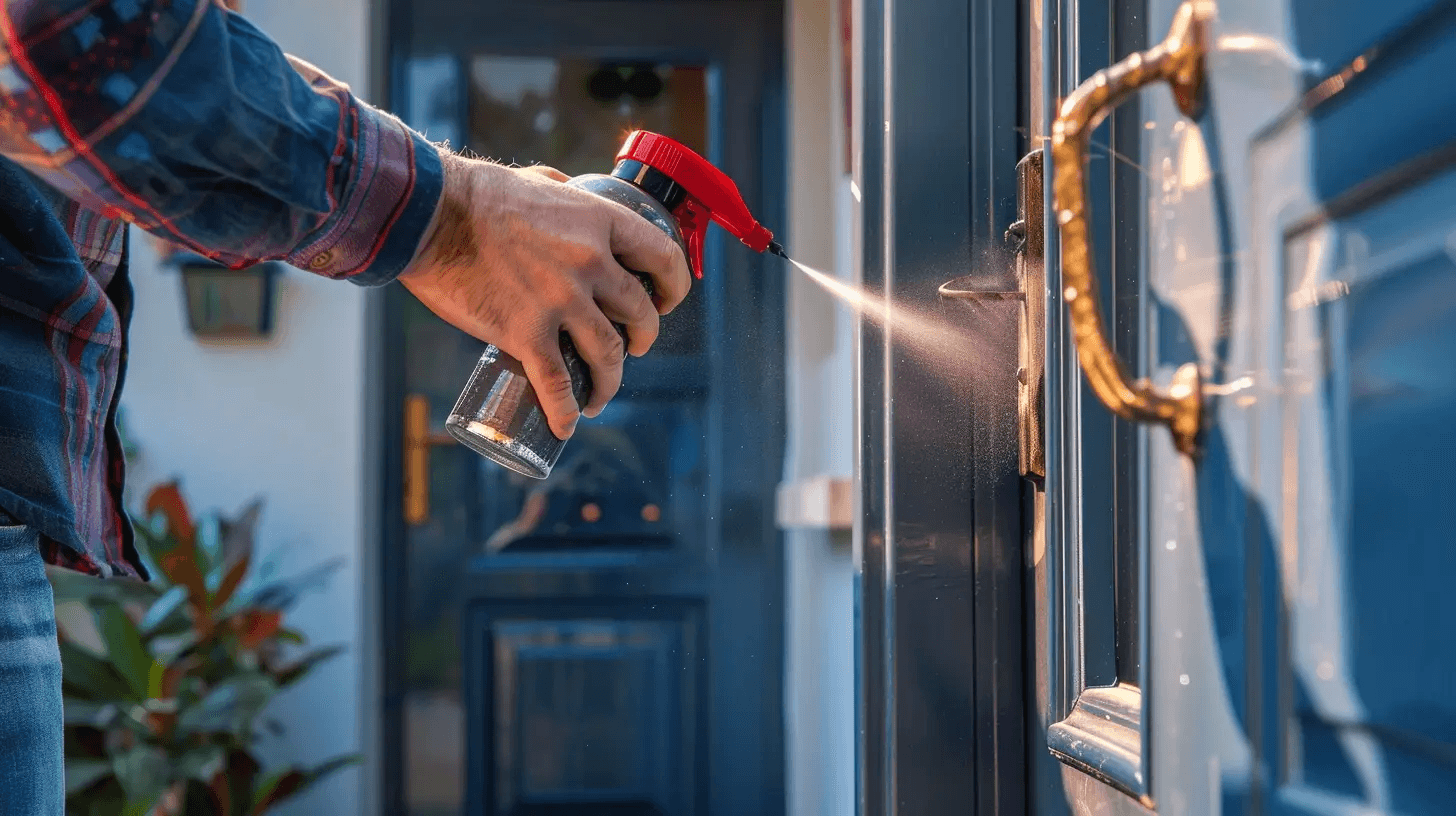lubricate-door-hinges