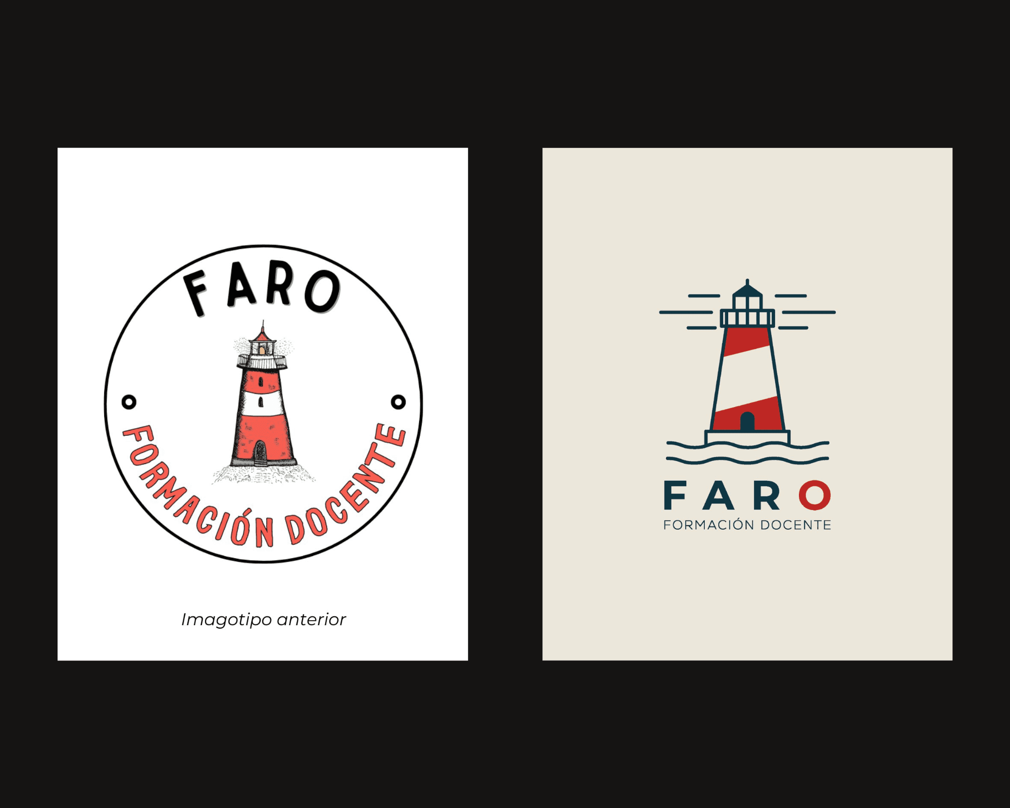 Faro Formación Docente - Rebrading logo