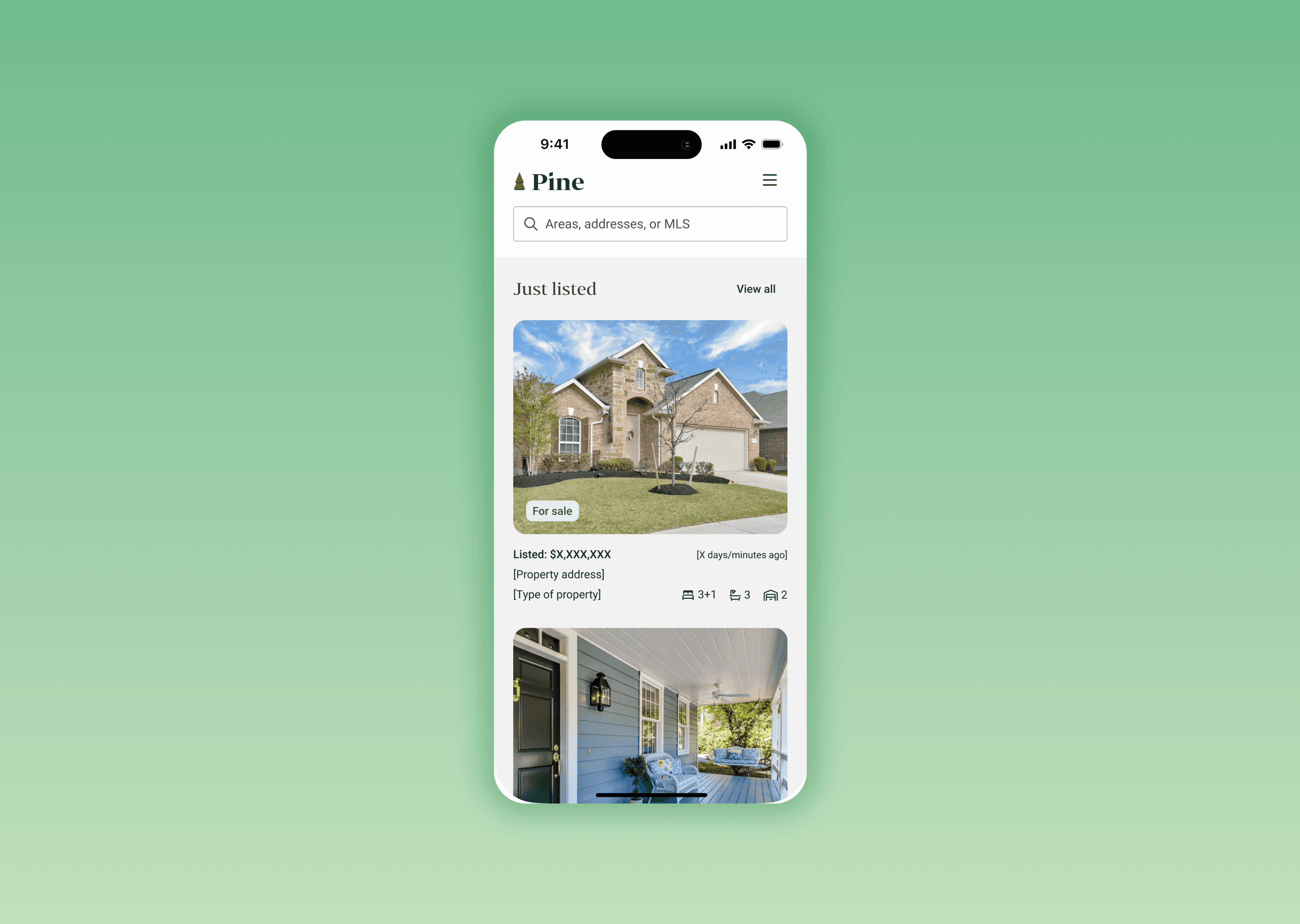 Pine Homes Mobile Home Screen