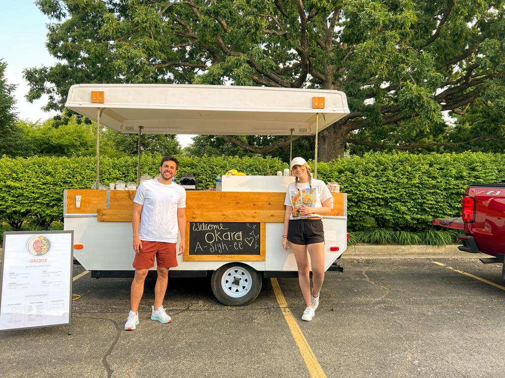 team workspace with people working