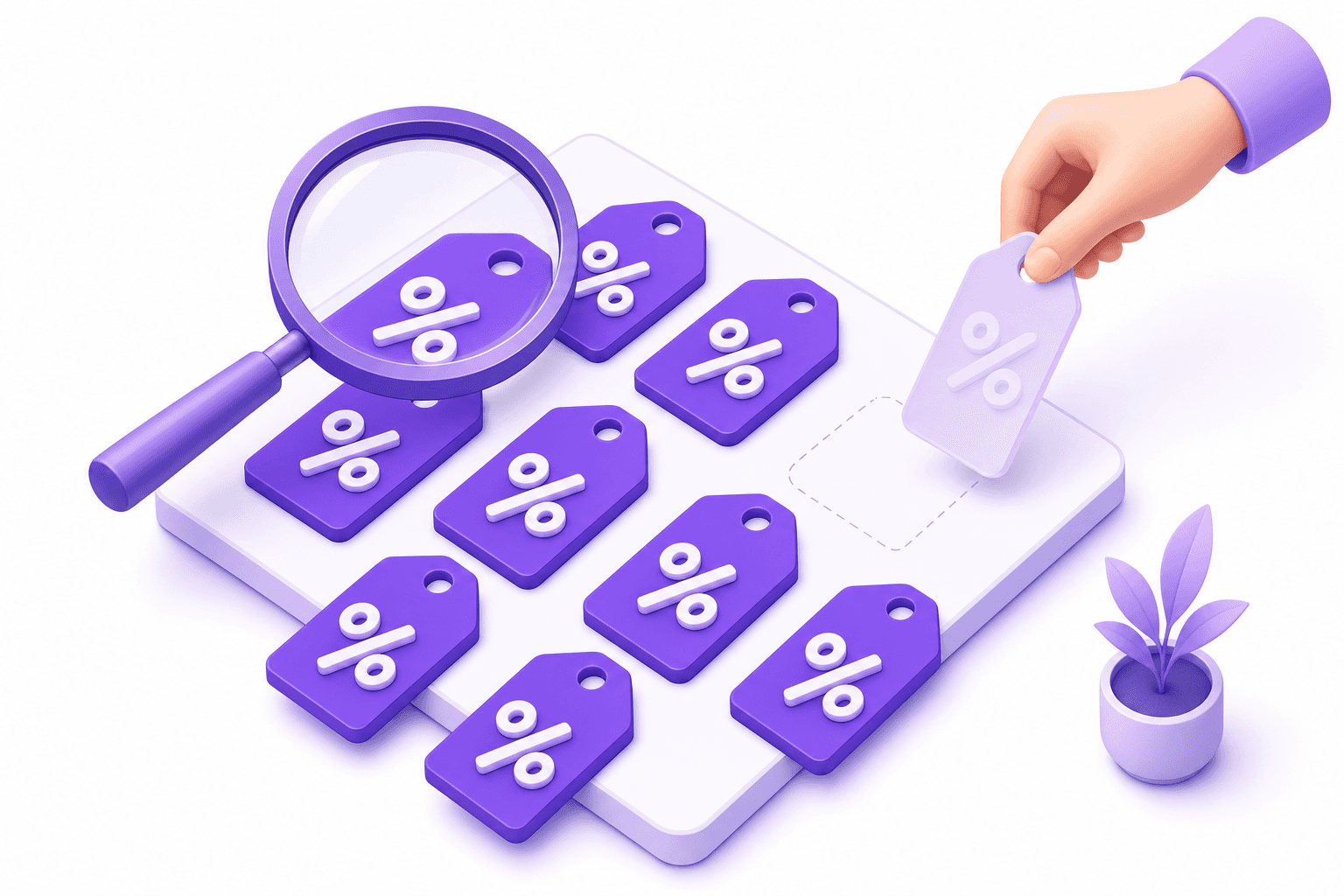 Quarterly discount audit with clean organized campaign tags