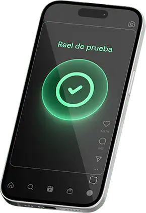Reel de prueba publicado en Instagram desde iPhone, mostrando contenido optimizado y estrategia de video marketing para marcas digitales.