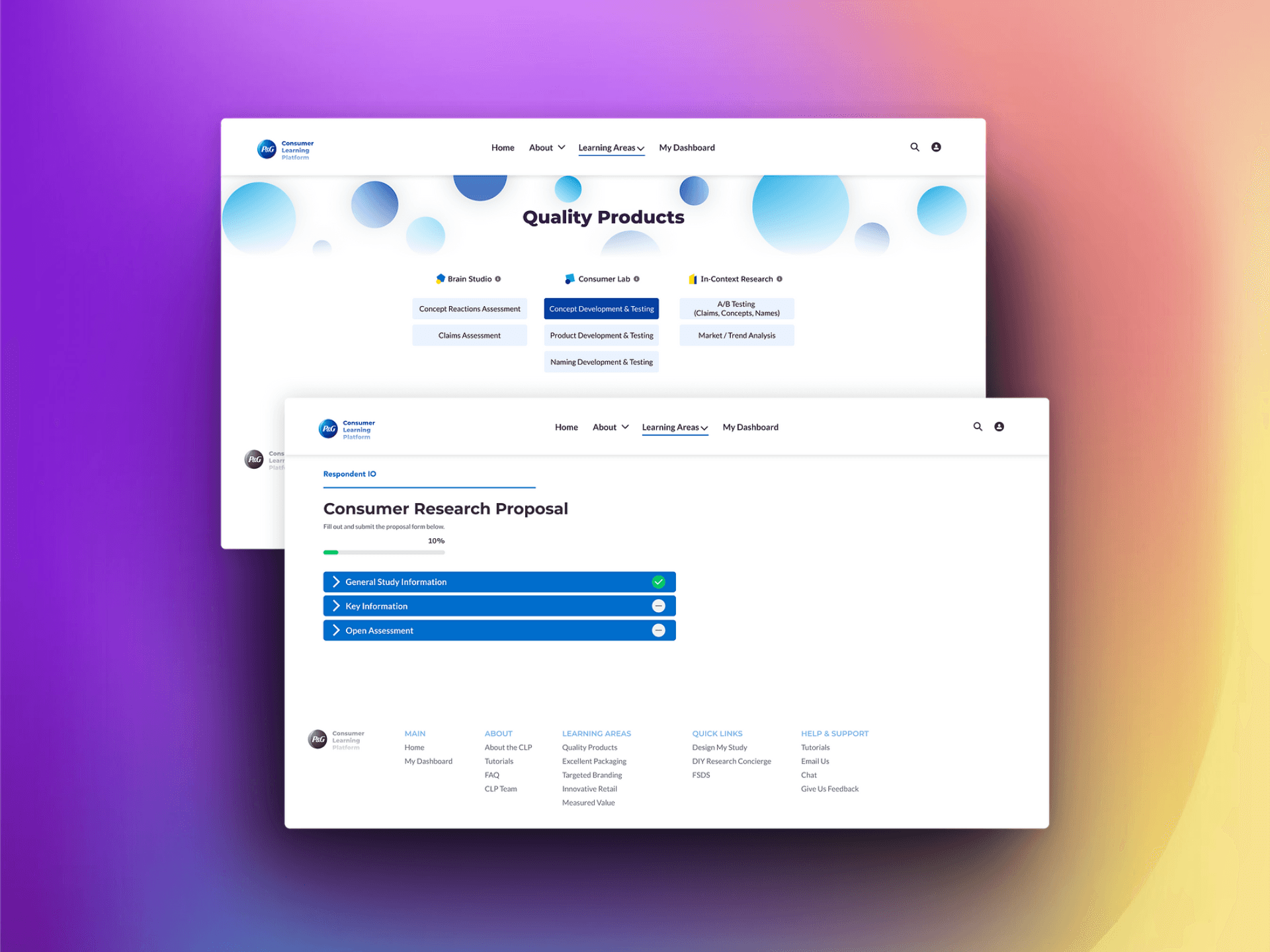 Abstract image used as a placeholder for this design project