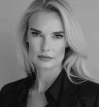 Woman smiling in an office