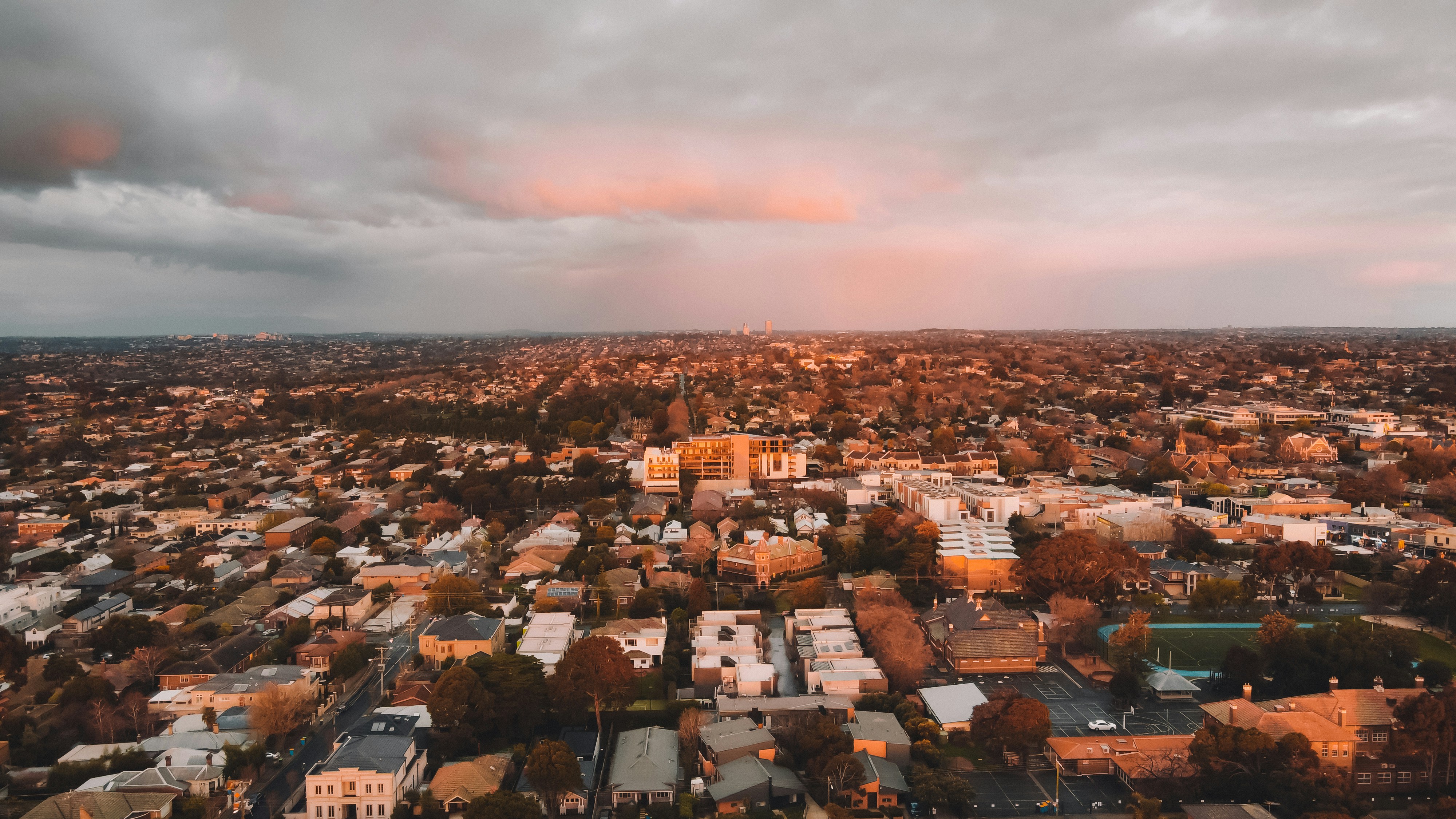 aerial view of city during daytime