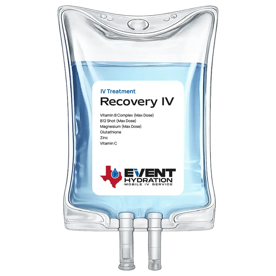 Recovery mobile IV therapy bag – Event Hydration