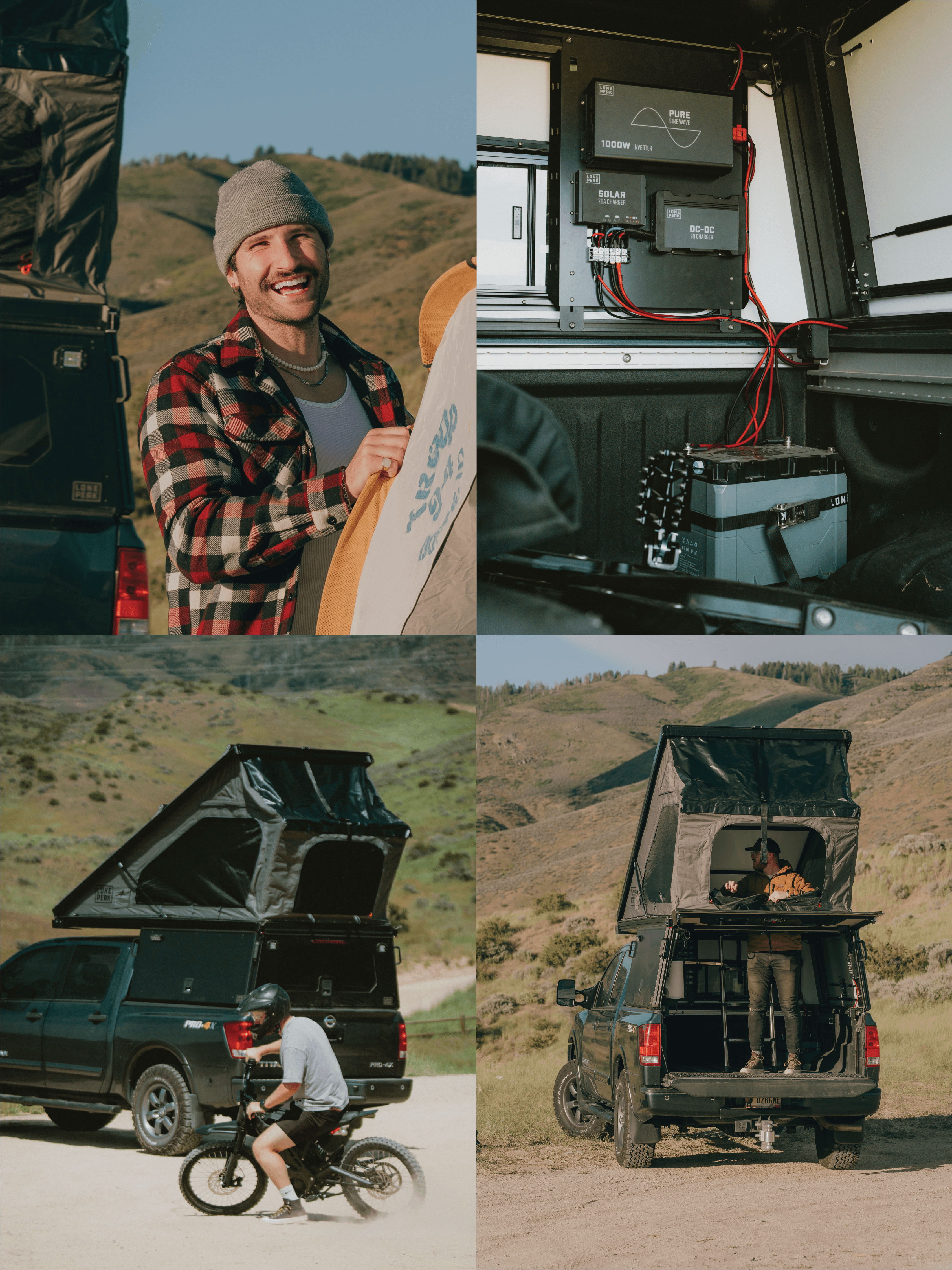 Artistic portrait with red and blue lighting creating a dramatic effect