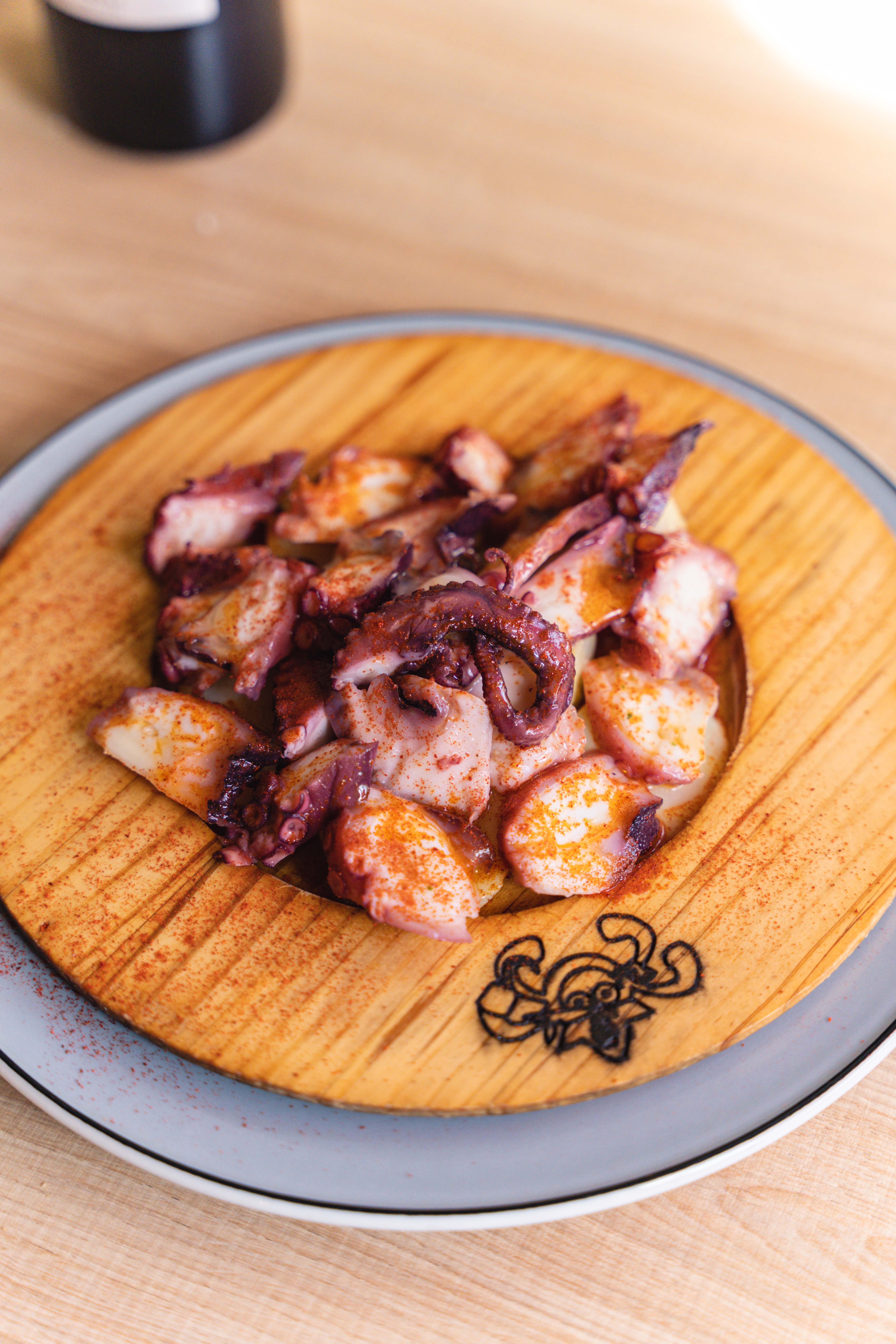 plato de pulpo a la gallega