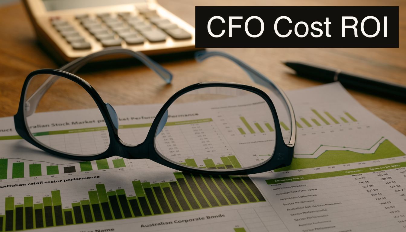 A close-up view of eyeglasses resting on financial performance charts with a calculator in the background.