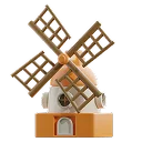 3D Windmill Icon