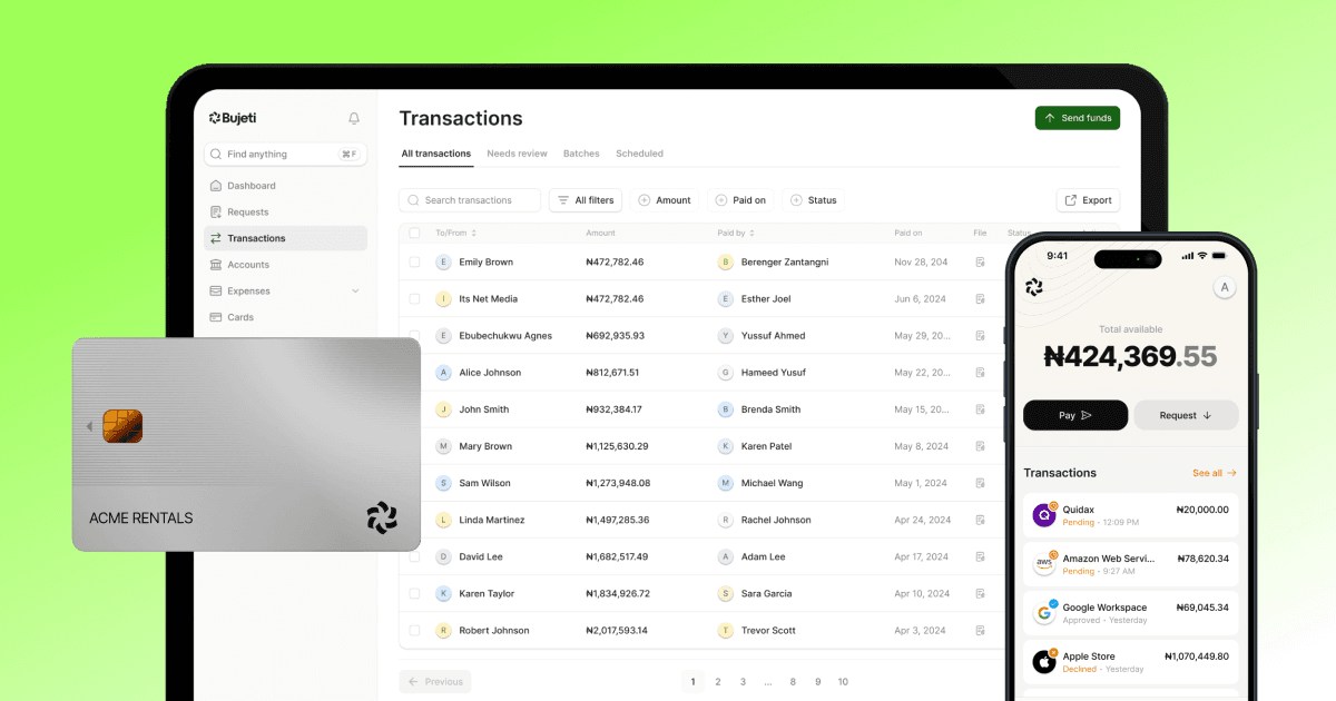 Bujeti The Finance Control Centre for African Businesses logo