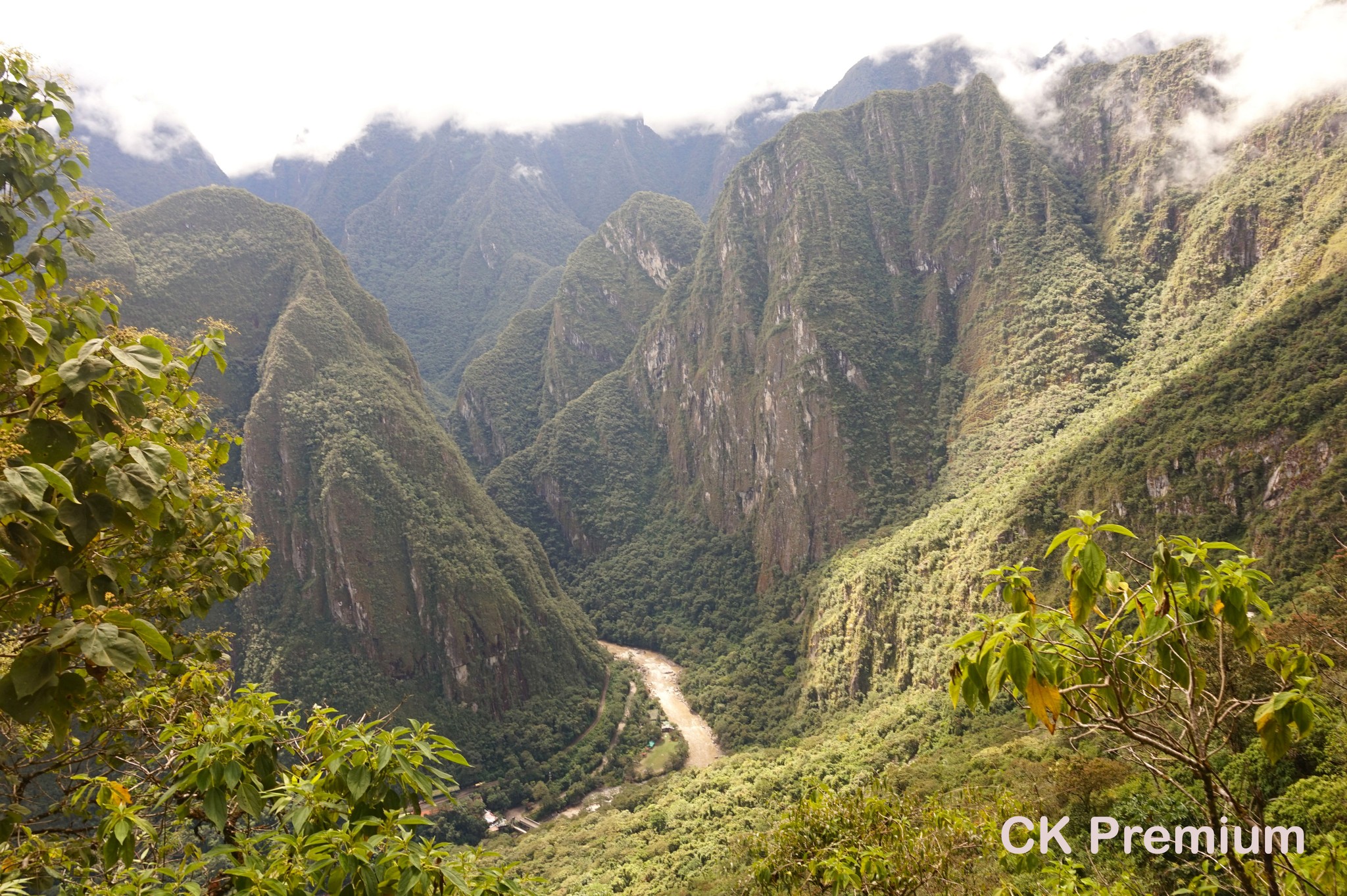 pohled z Machu Picchu