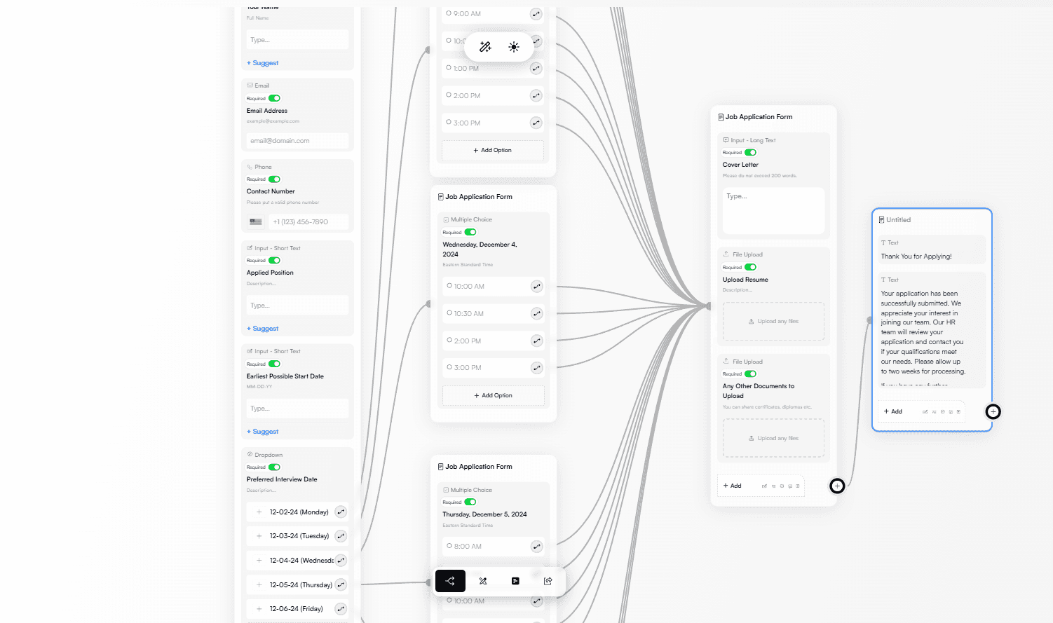 Formflow conditional logic