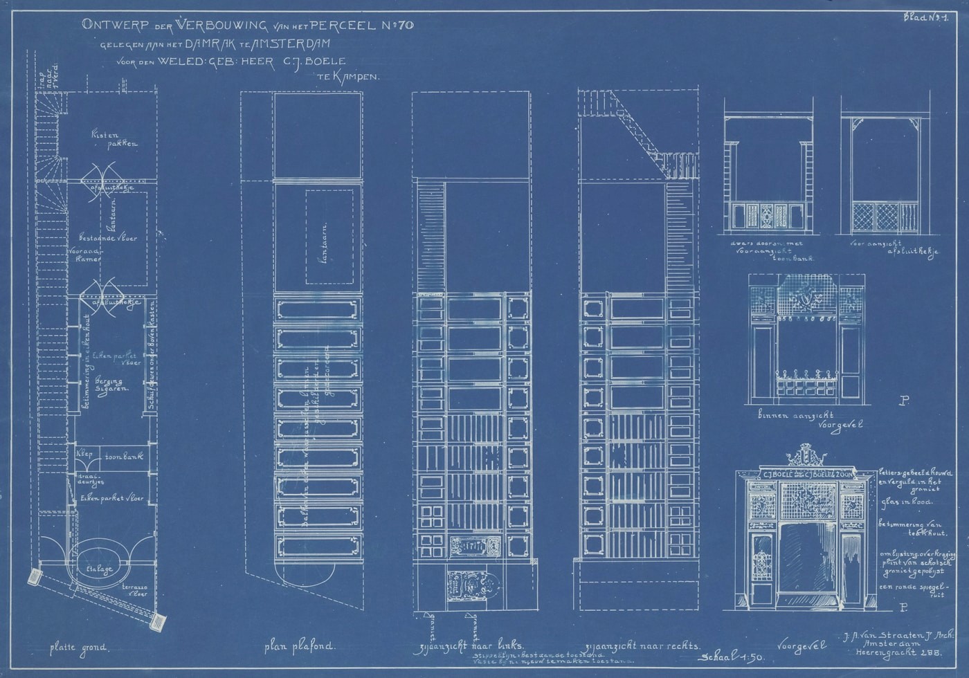 Architectural blueprint