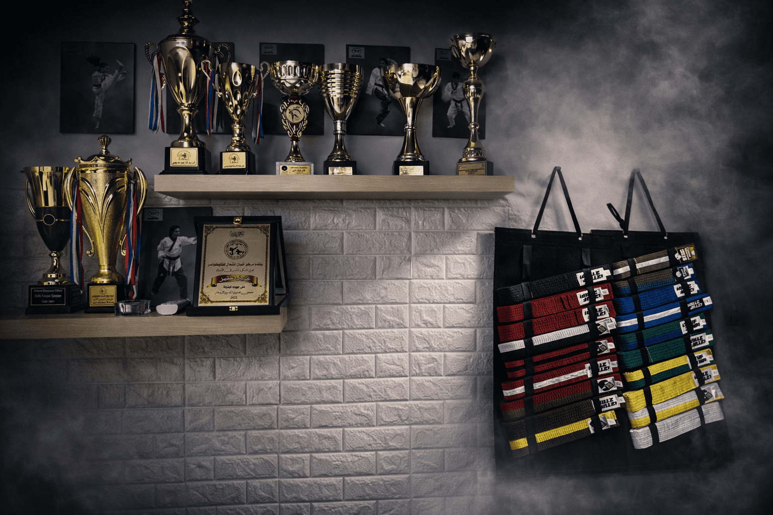 Coach explaining stuff to an athlete