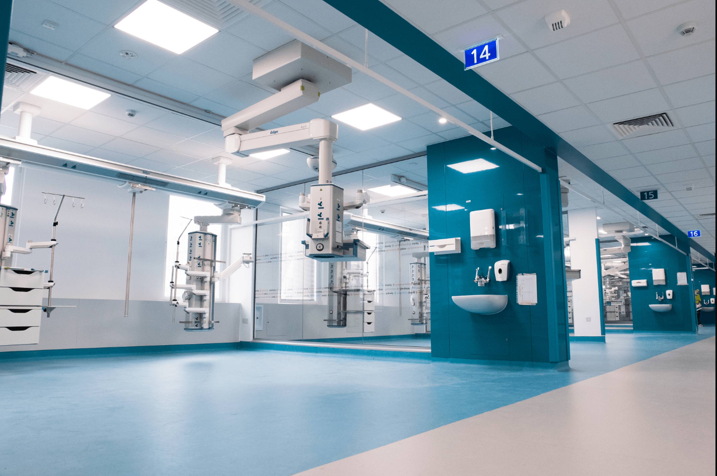 The Trovex Hygipod IPS installed in hospital