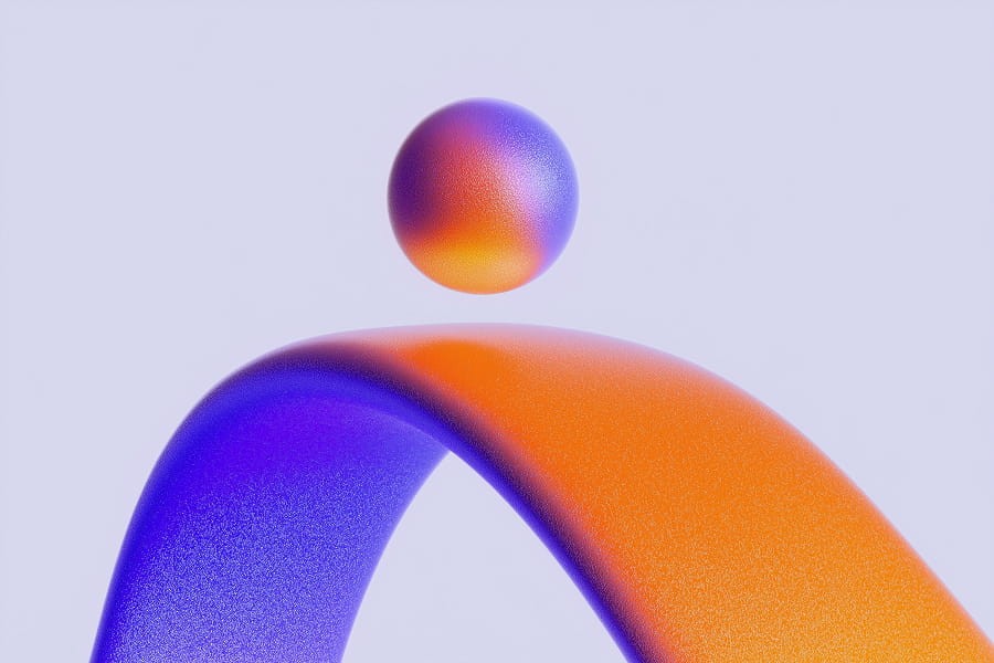 Abstract gradient in Sovendus Colors