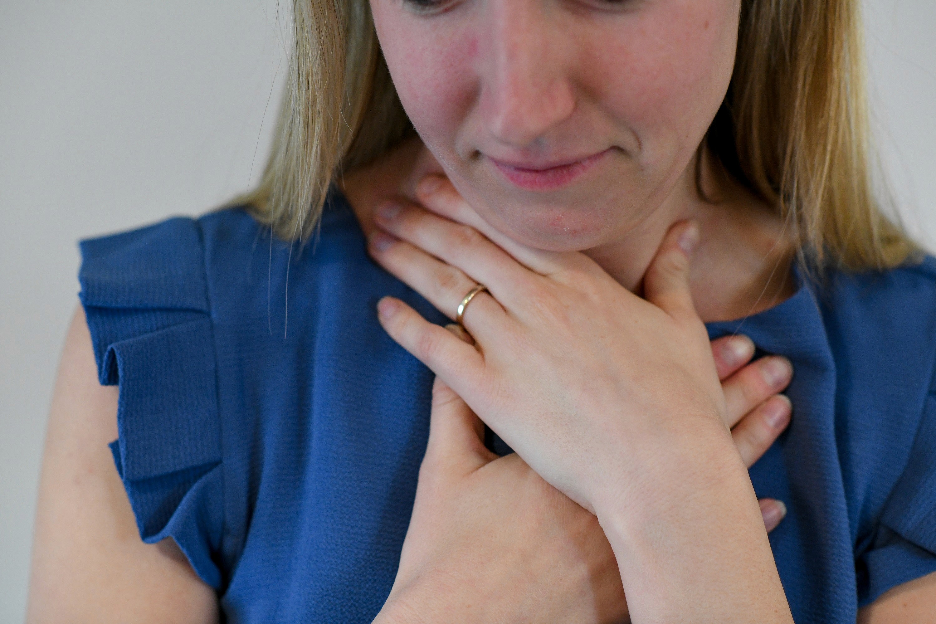 woman with hiccups - Semaglutide And Hiccups