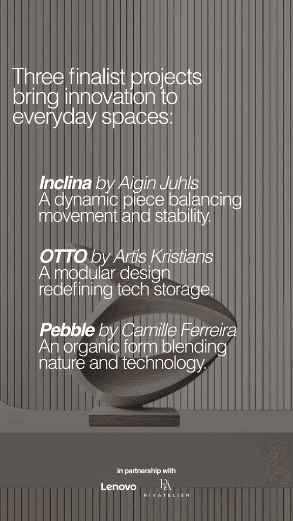 From AI  to handcrafted, collaboration between Rivatelier, Marangoni and Lenovo