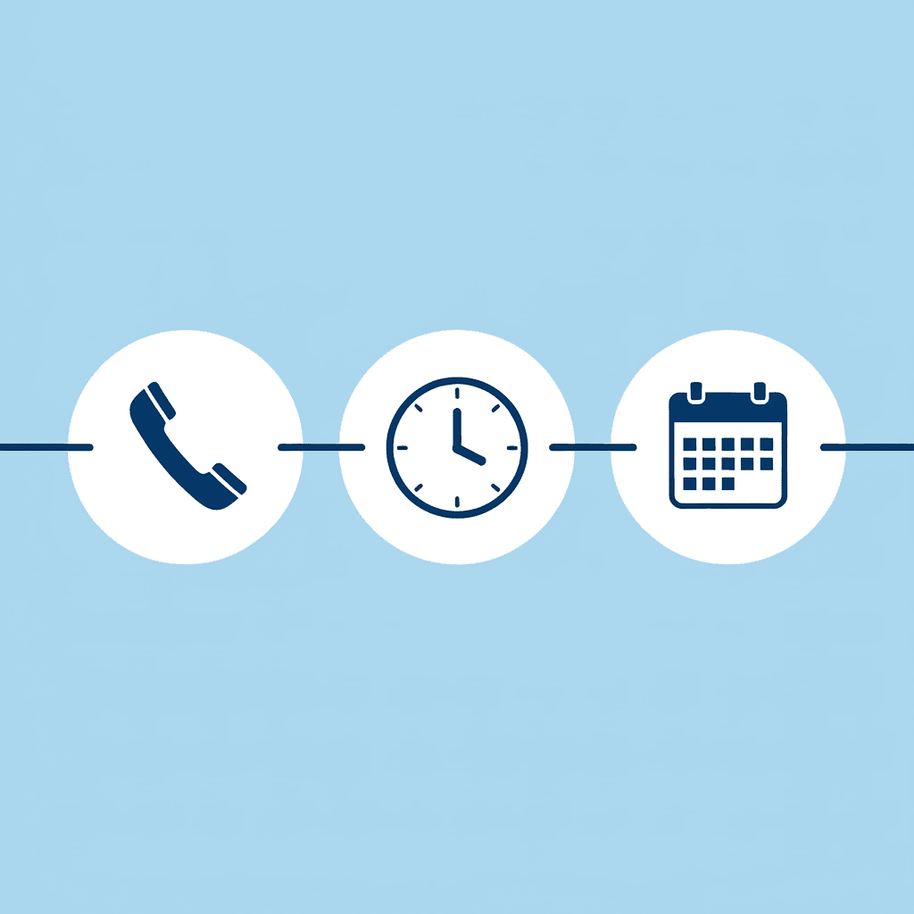 Timeline showing response delays: 1 hour, 24 hours, 3 days, with decreasing conversion probability