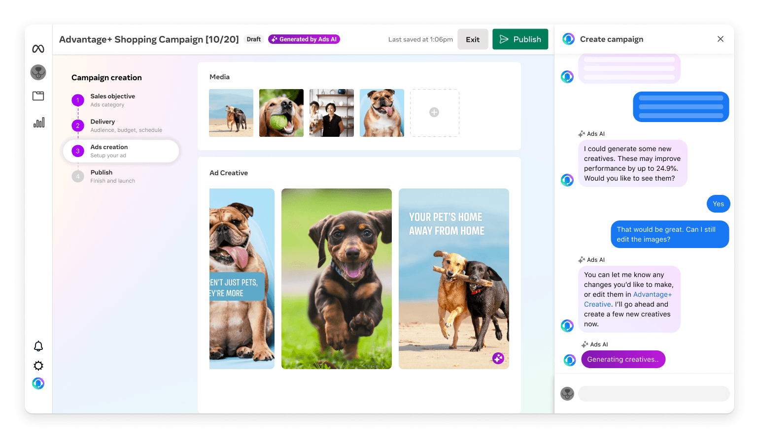 Laptop showing Bloomy UI
