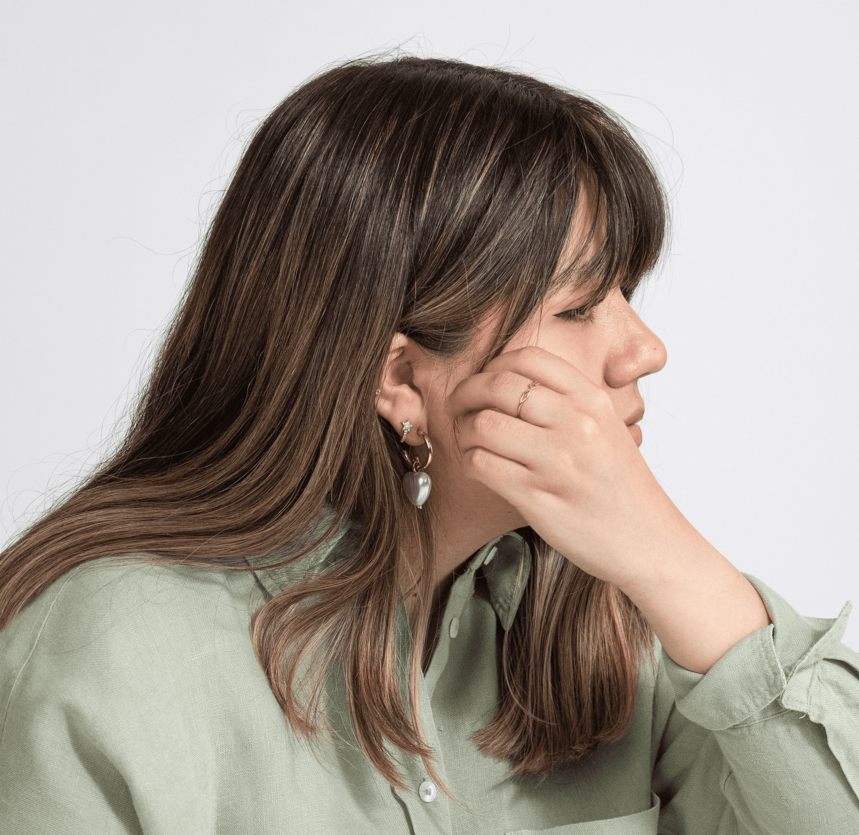 Close-up portrait of a person