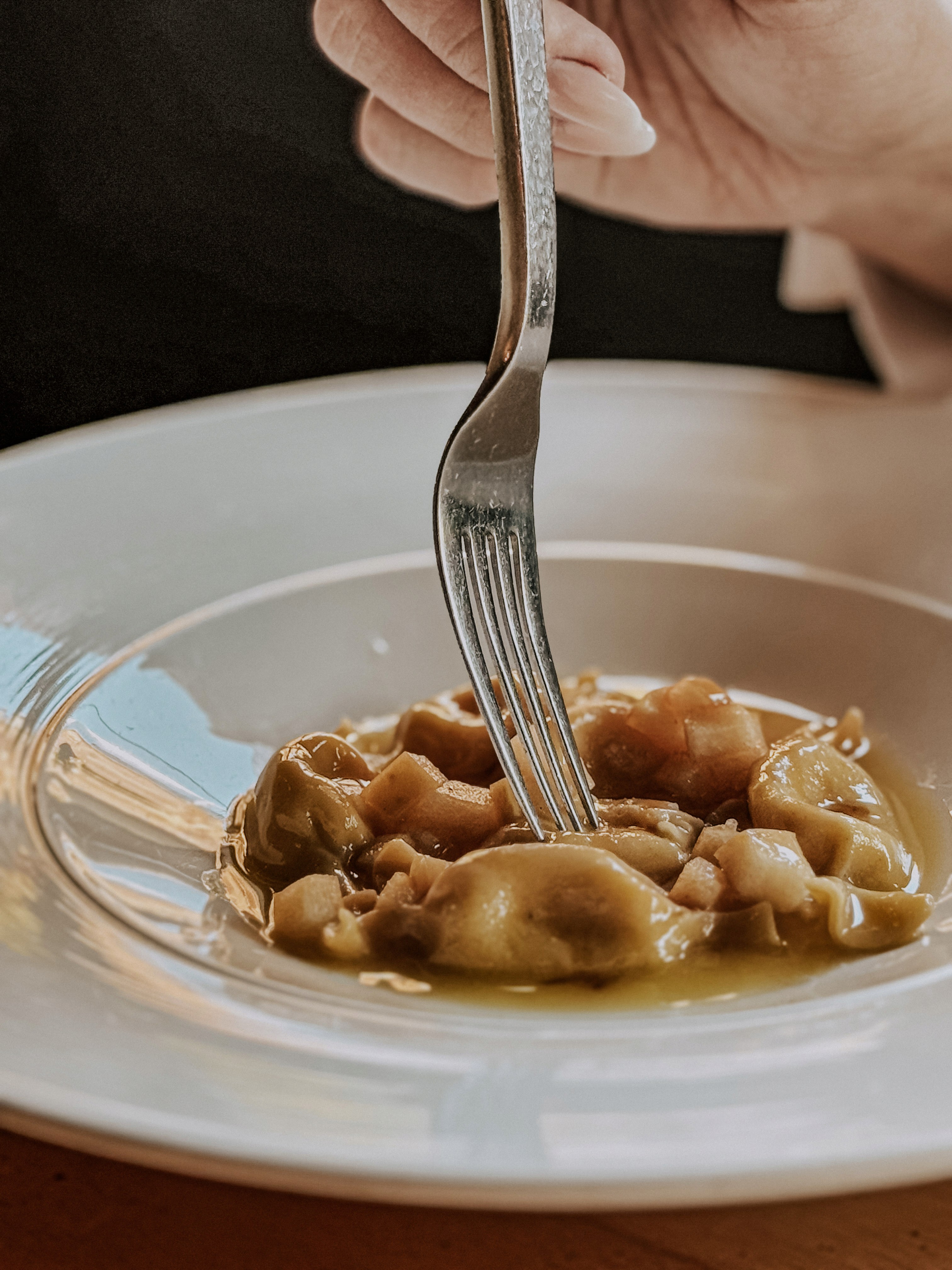 Upscale yet welcoming Italian restaurant interior at Vacanza Romana in El Dorado Hills Town Center.