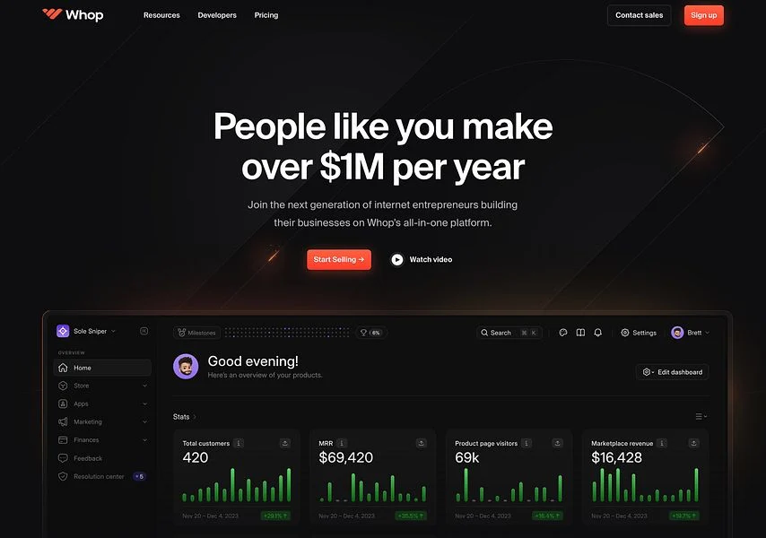 People like you make over 1M per year