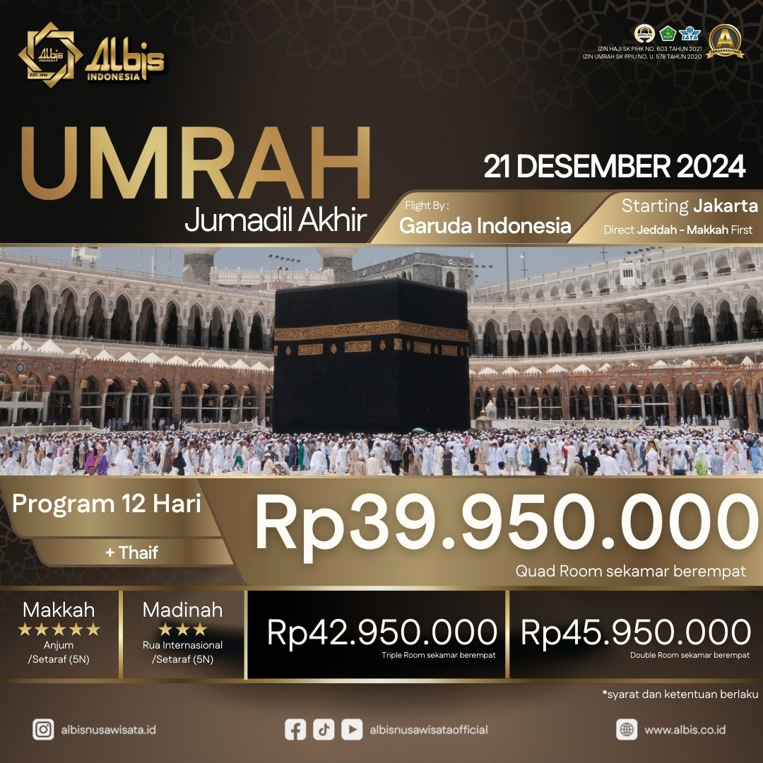 Umrah Product by Albis Nusa Wisata Indonesia