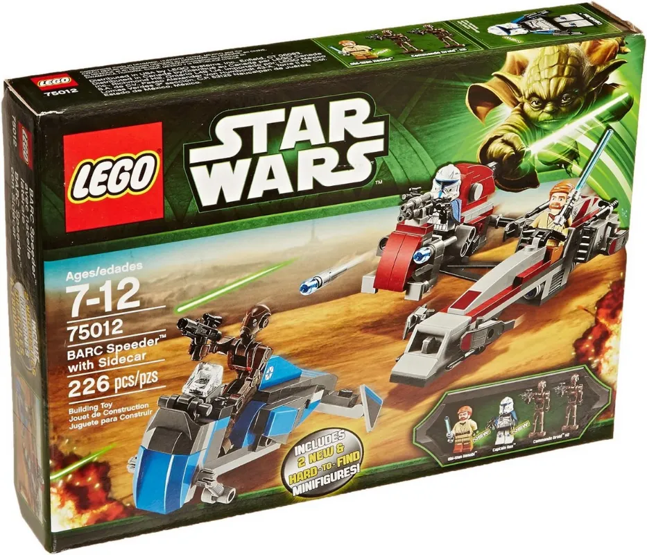 LEGO BARC speeder withi sidecar set.