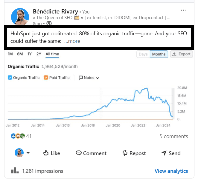 what is a linkedin post headline