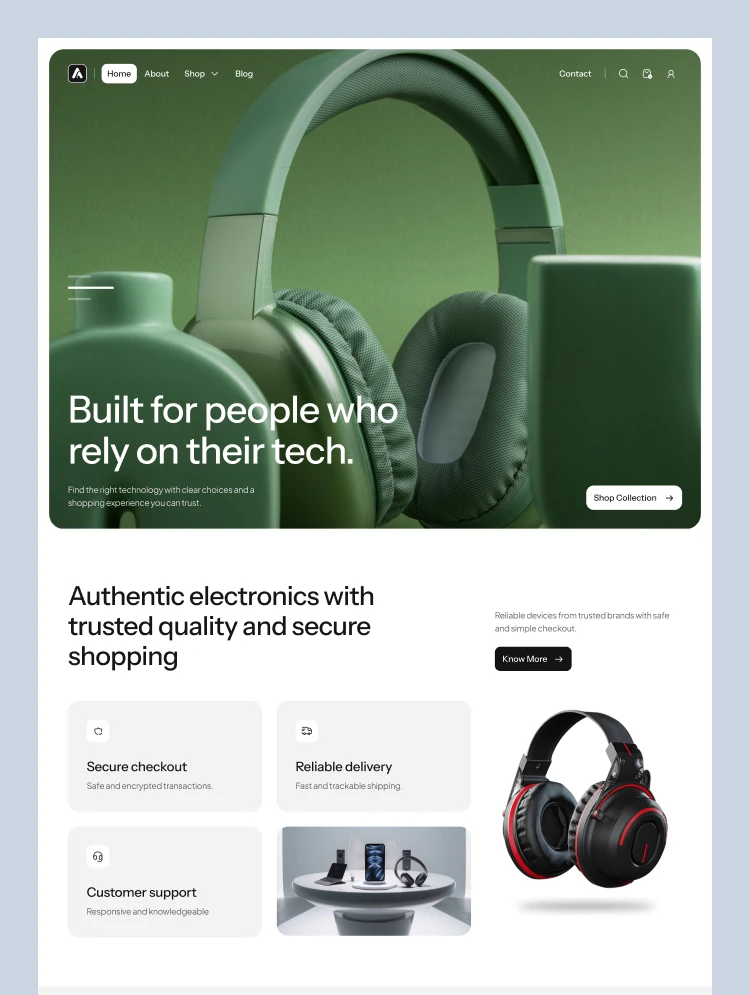 Electronics Ecommerce Template