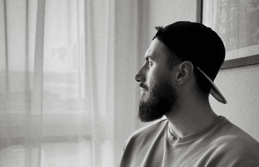 a white chair and a white table