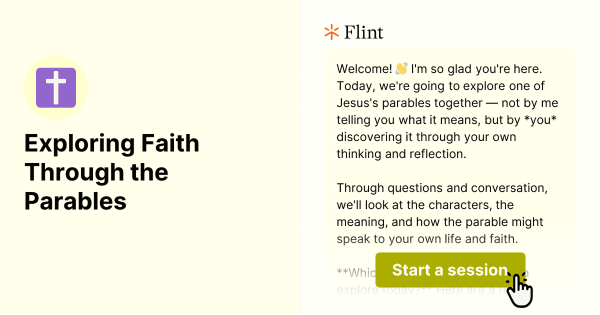 Image of exploring faith therough the parables activity