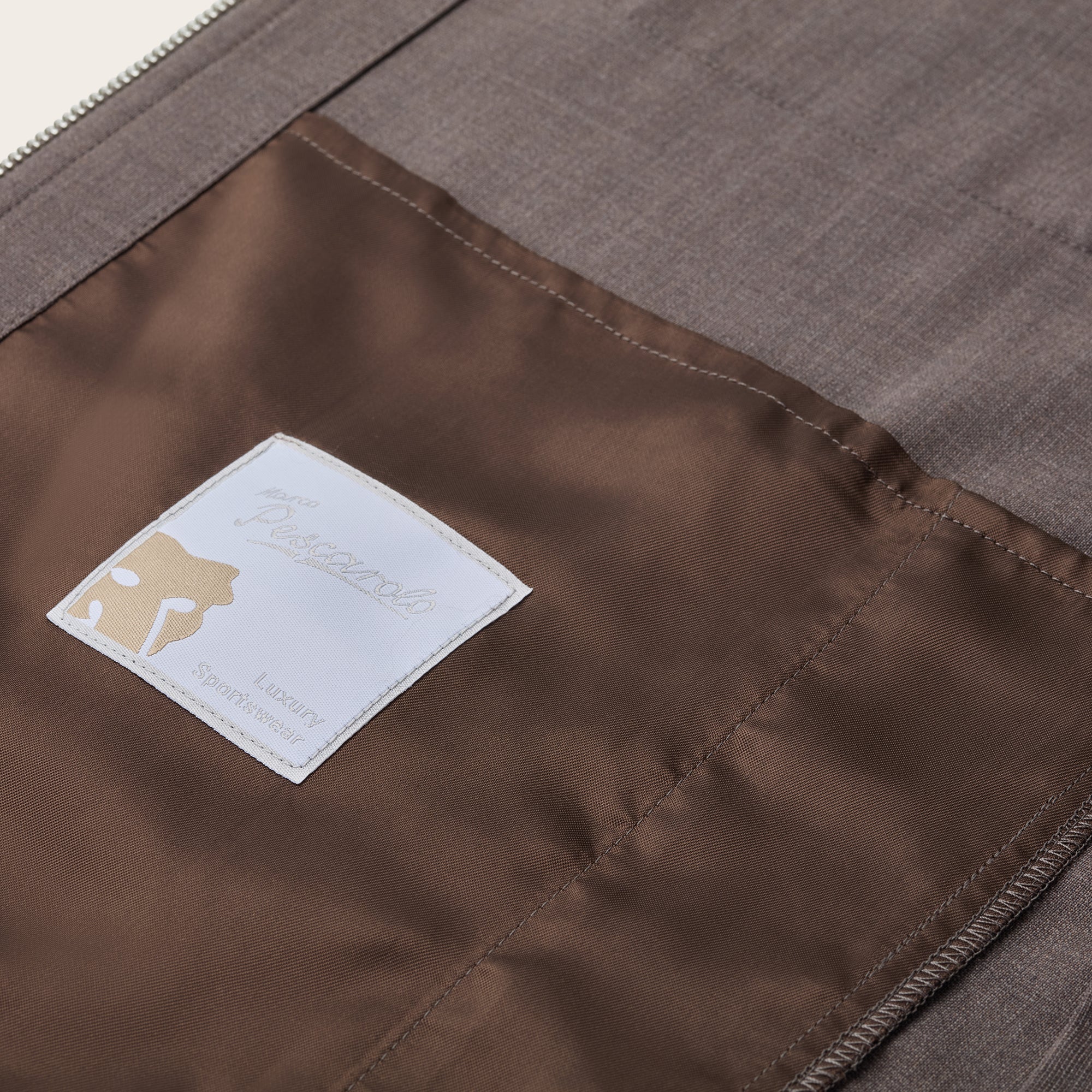 Urus 2 Way Zip Wool Overshirt - Mandelli UK