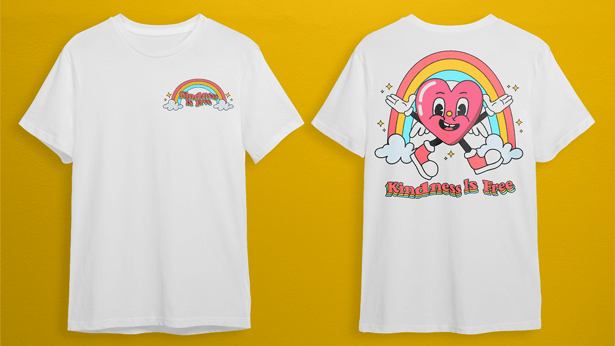 Kindness Is Free T-shirt & Logo Design โ image 2