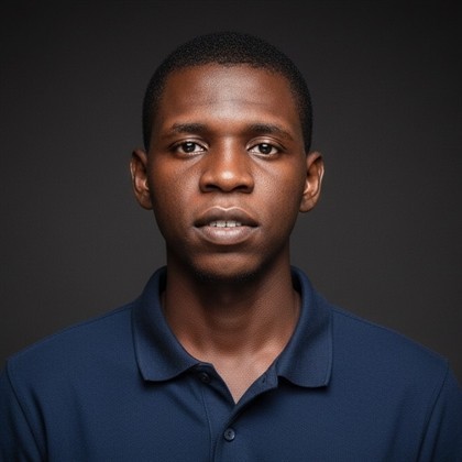 Portrait image of recently hired tech professional