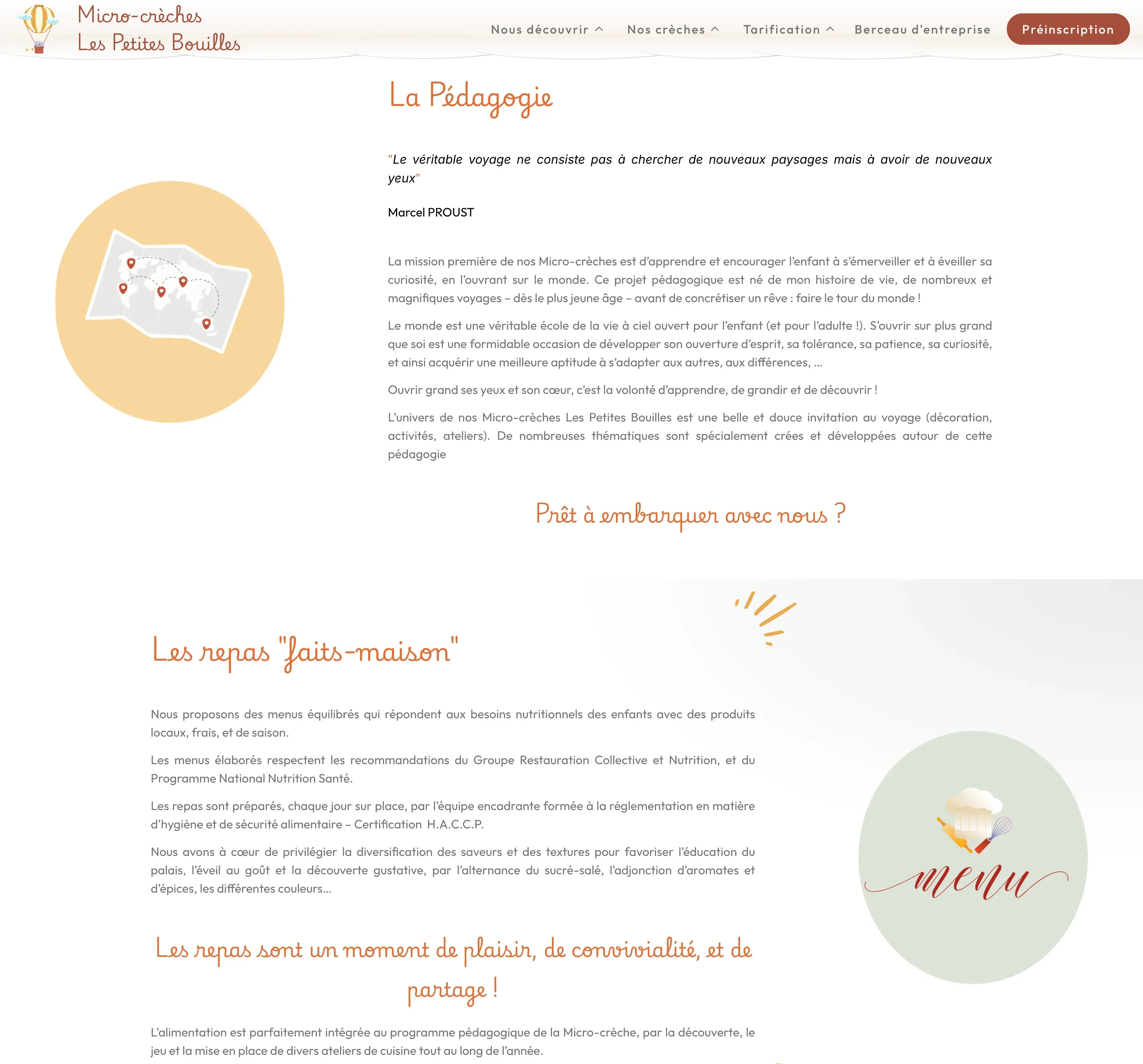 Micro-crèches Les Petites Bouilles - page nous découvrir
