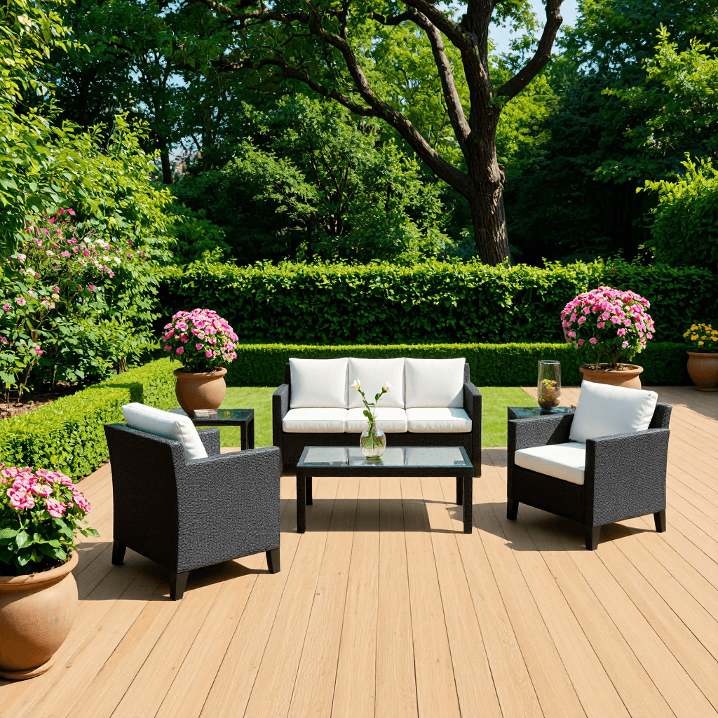 product photography of Outdoor Furniture Set