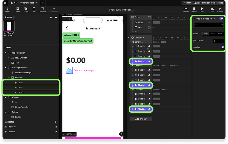 Customizing lottie animations in ProtoPie