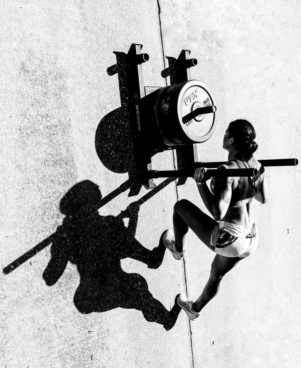 Group running in the forest