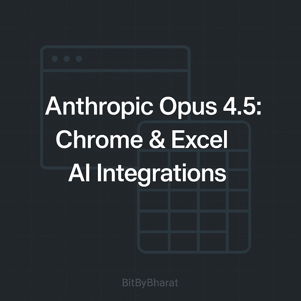 Anthropic Opus 4.5 Chrome & Excel AI Integrations