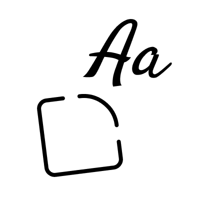 Font rounded - Button