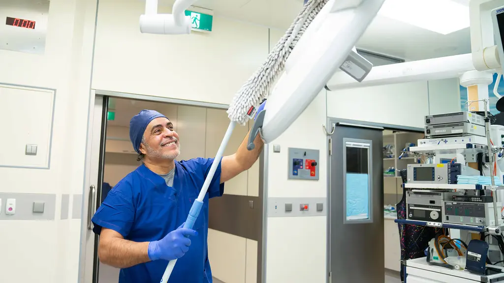 Padthaway GAVS cleaning member in medical environment