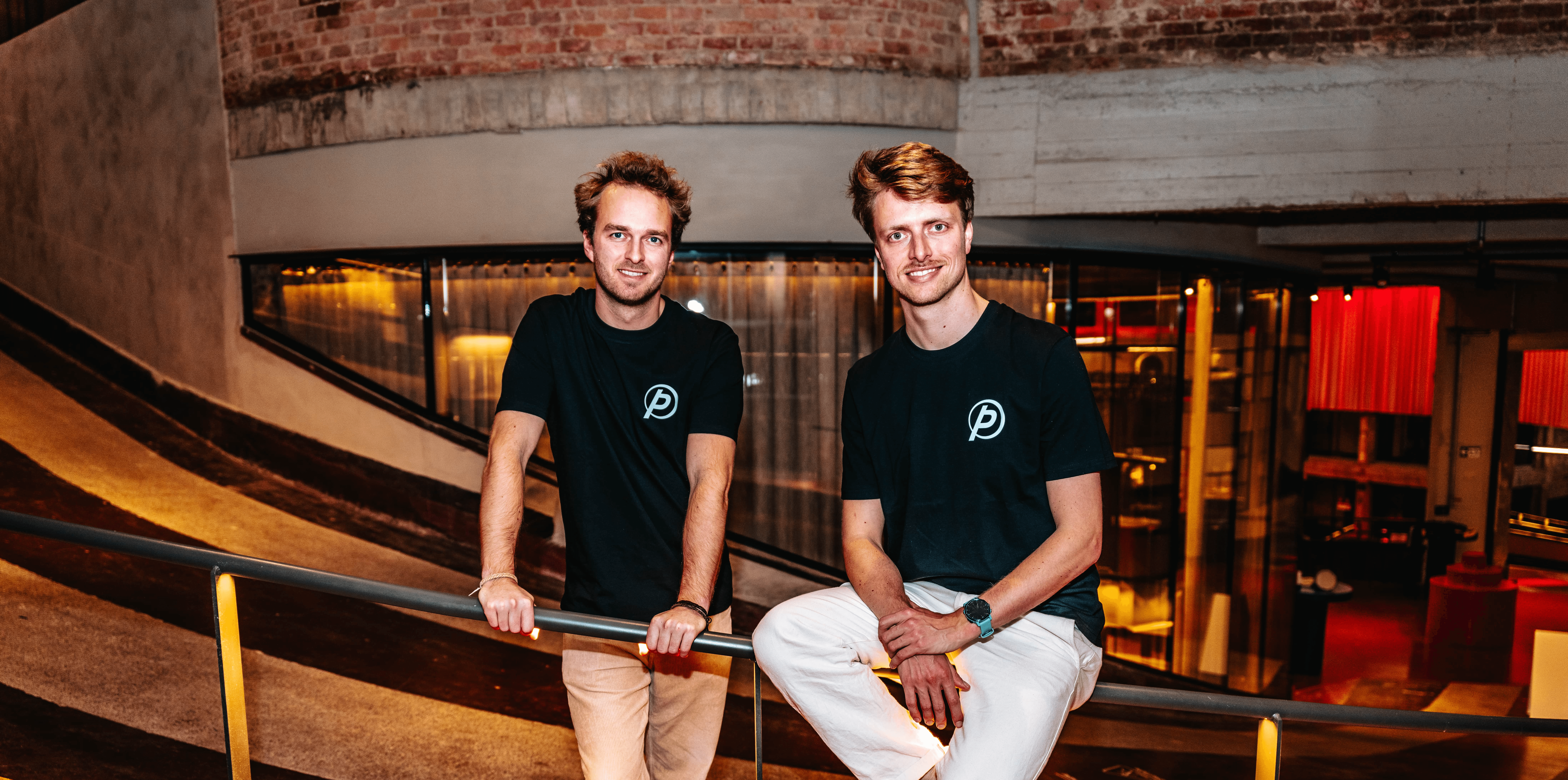 Founders Serge Morel and Florentijn Degroote announcing Powernaut's funding pre-seed funding round of € 2.4 million